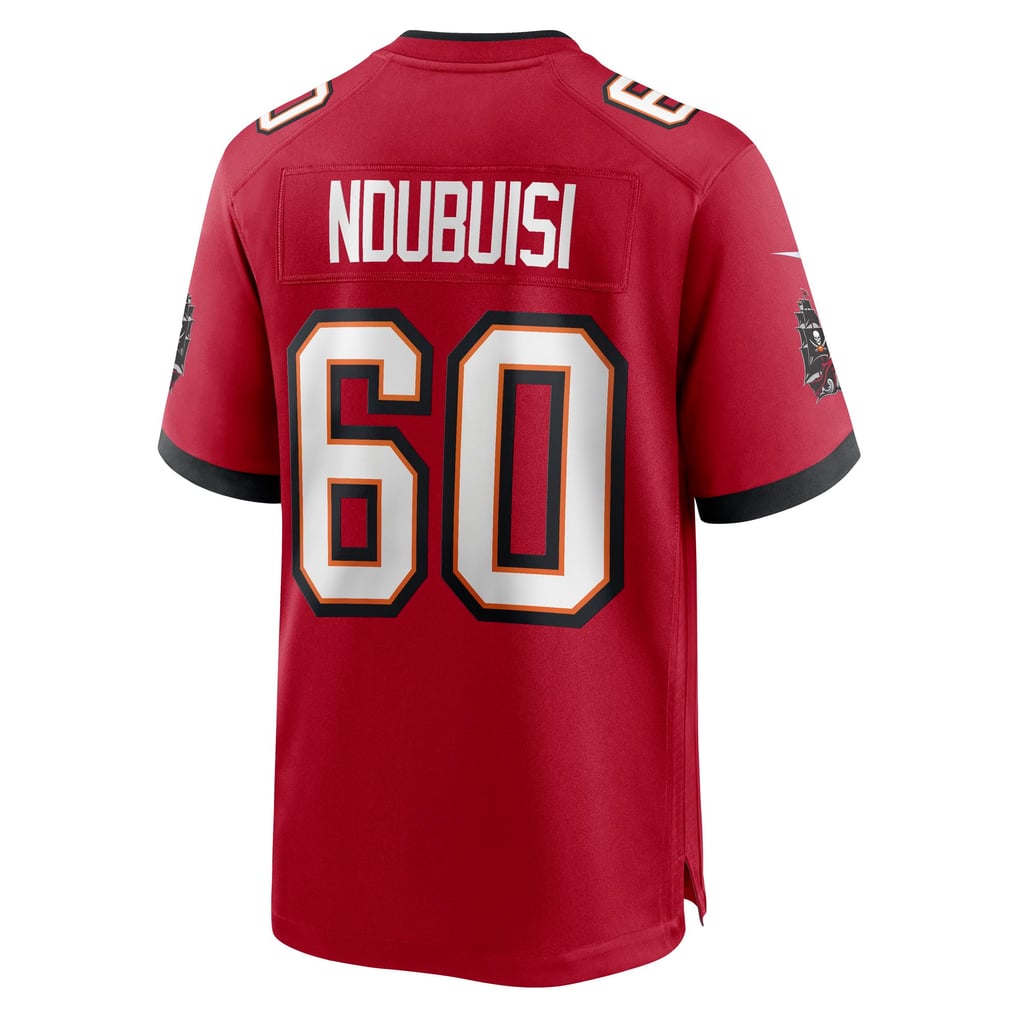 Men's Tampa Bay Buccaneers Haggai Ndubuisi Red Team Game Jersey