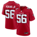 Men's Atlanta Falcons Harold Perkins Jr Red Team Game Jersey
