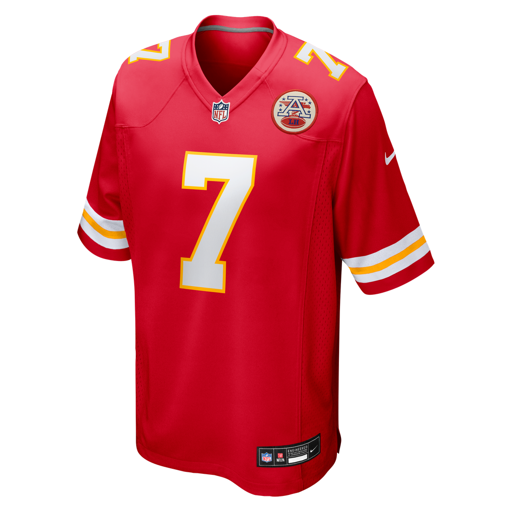 Men's Kansas City Chiefs Harrison Butker Red Game Jersey