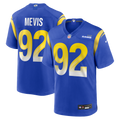 Men's Los Angeles Rams Harrison Mevis Royal Team Game Jersey