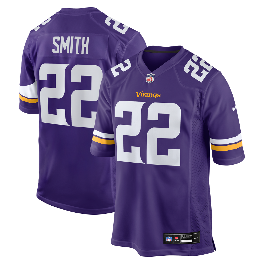 Men's Minnesota Vikings Harrison Smith Purple Game Jersey