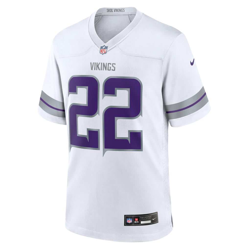 Men's Minnesota Vikings Harrison Smith White Alternate Game Jersey