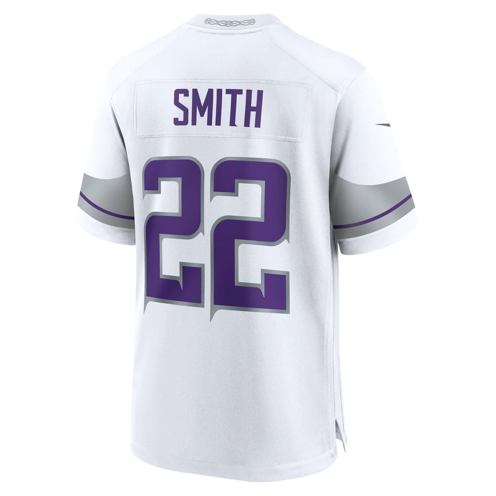 Men's Minnesota Vikings Harrison Smith White Alternate Game Jersey