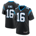 Men's Carolina Panthers Haynes King Black Team Game Jersey