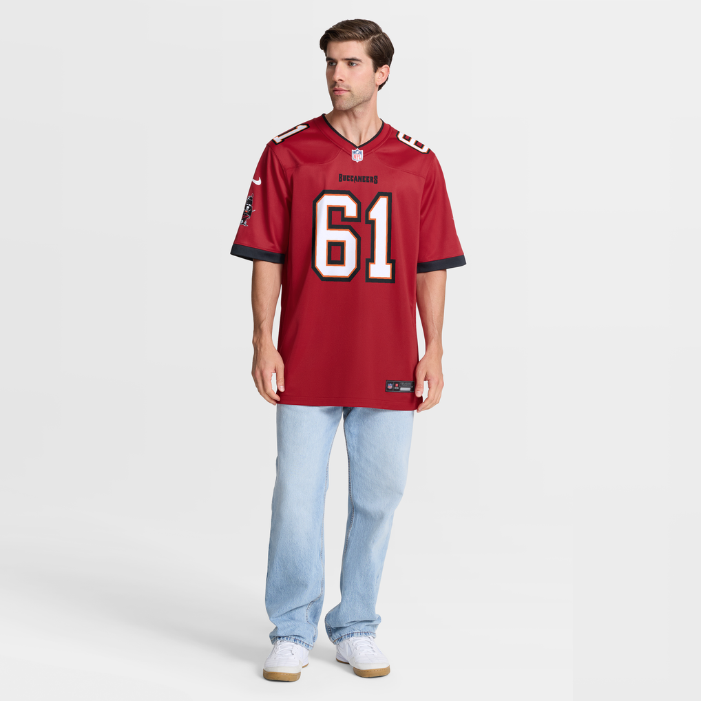 Men's Tampa Bay Buccaneers Henry Lutovsky Red Team Game Jersey