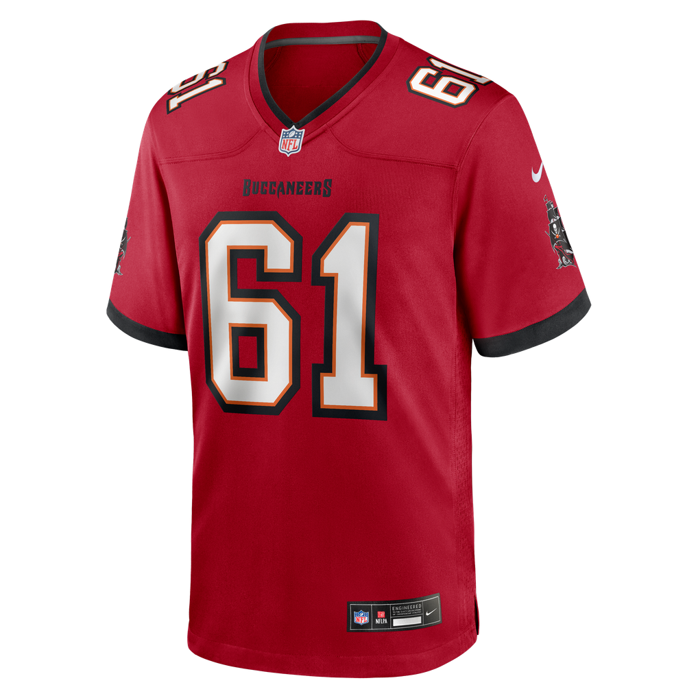 Men's Tampa Bay Buccaneers Henry Lutovsky Red Team Game Jersey