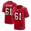 Men's Tampa Bay Buccaneers Henry Lutovsky Red Team Game Jersey