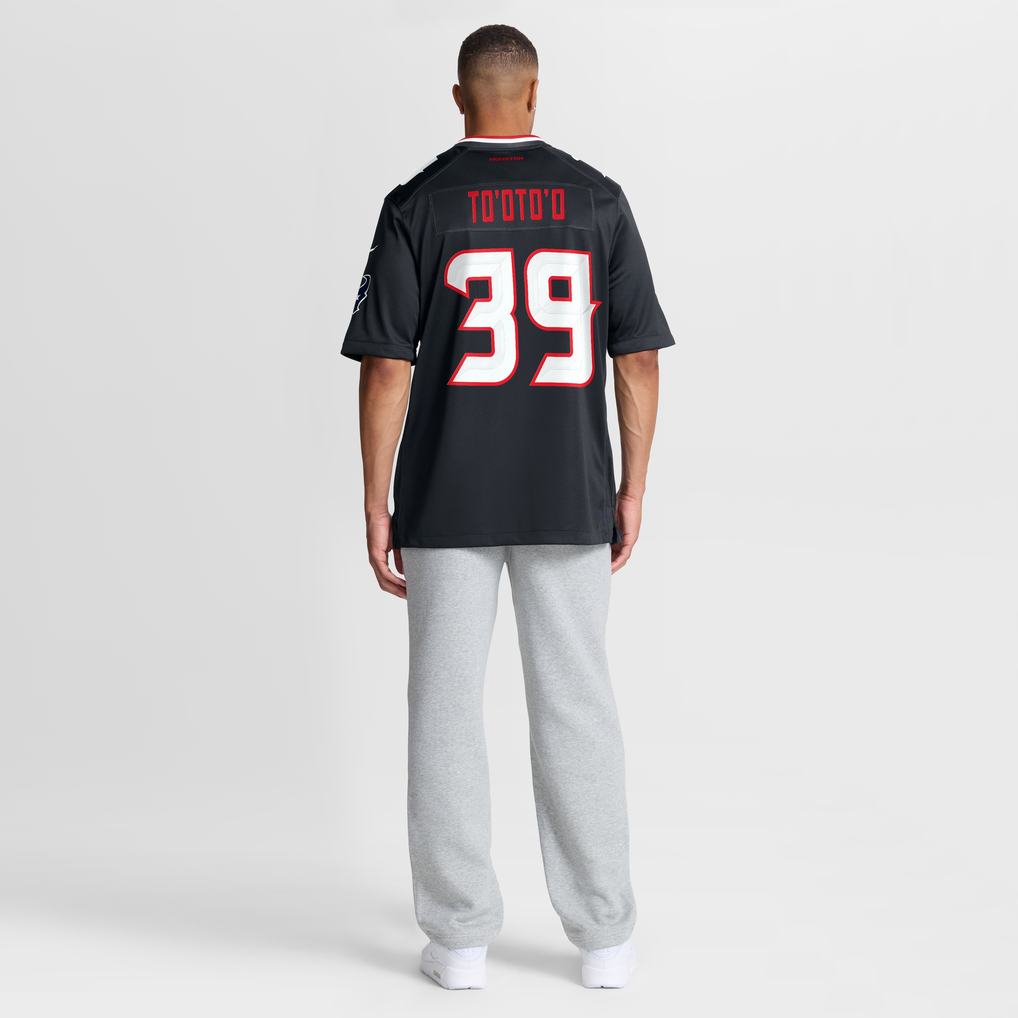 Men's Houston Texans Henry To'oto'o Navy Team Game Jersey