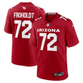 Men's Arizona Cardinals Hjalte Froholdt Cardinal Team Game Jersey