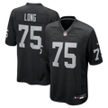 Men's Las Vegas Raiders Howie Long Black Game Retired Player Jersey