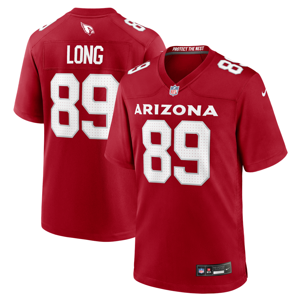 Men's Arizona Cardinals Hunter Long Cardinal Team Game Jersey