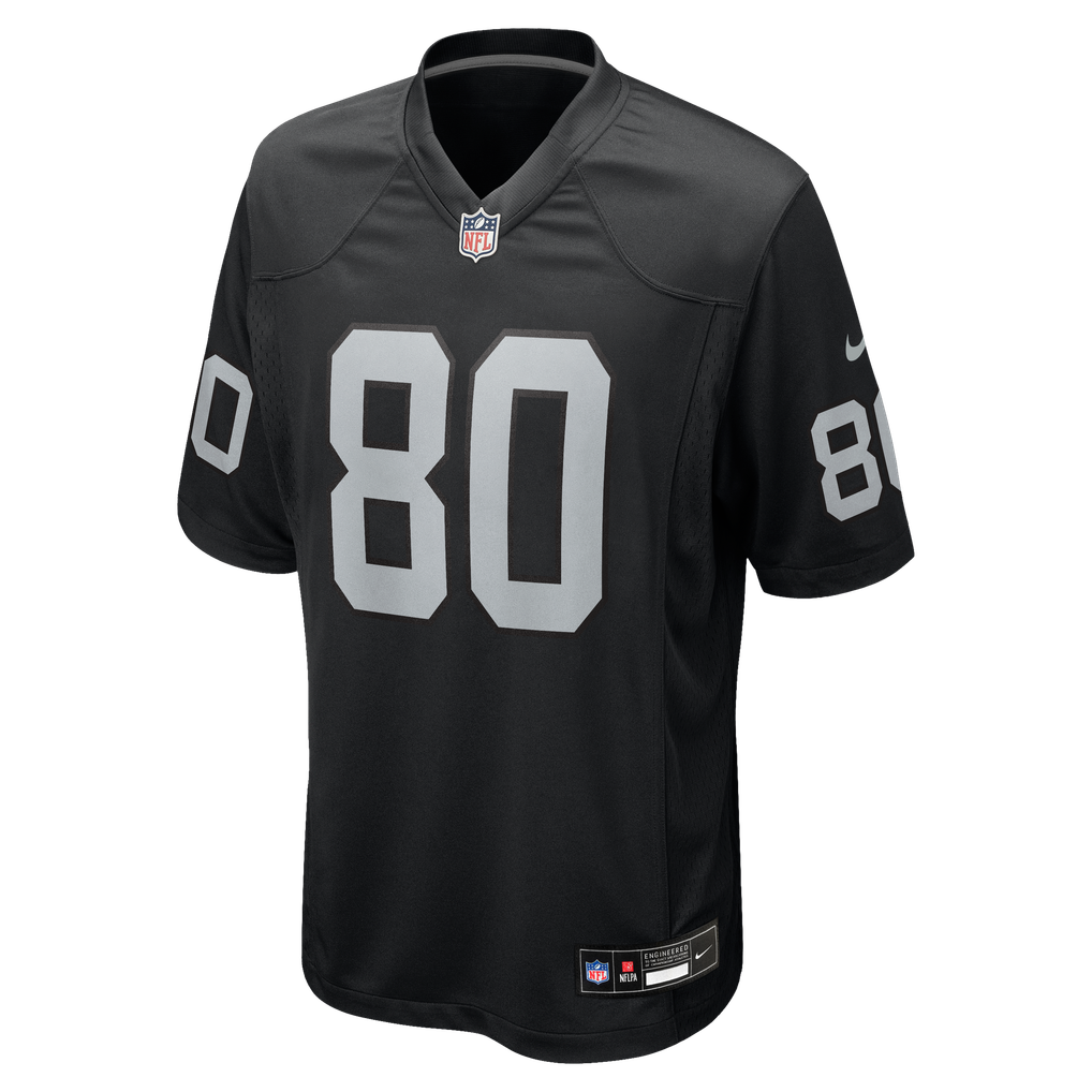 Men's Las Vegas Raiders Ian Thomas Black Team Game Jersey