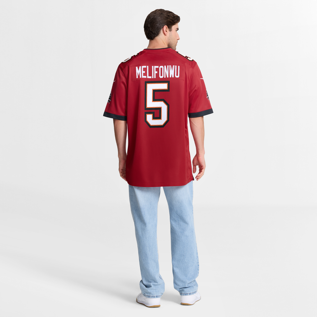 Men's Tampa Bay Buccaneers Ifeatu Melifonwu Red Team Game Jersey