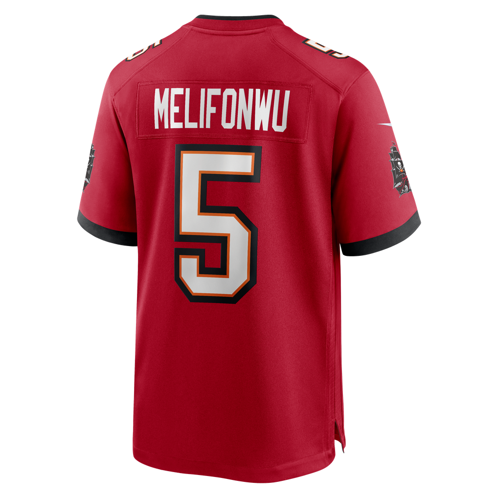 Men's Tampa Bay Buccaneers Ifeatu Melifonwu Red Team Game Jersey