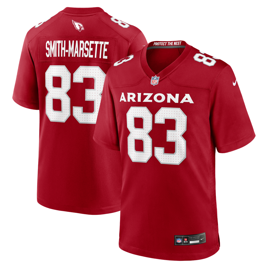 Men's Arizona Cardinals Ihmir Smith-Marsette Cardinal Team Game Jersey