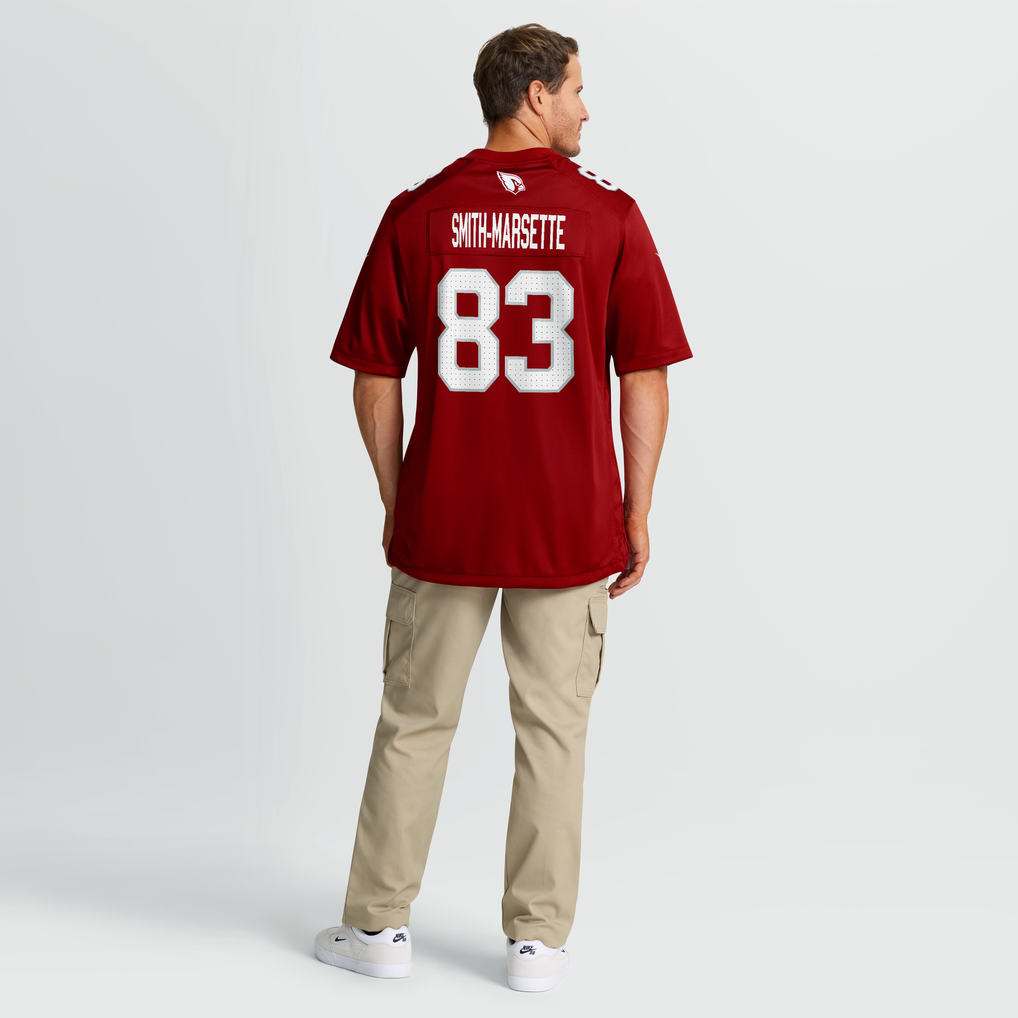 Men's Arizona Cardinals Ihmir Smith-Marsette Cardinal Team Game Jersey