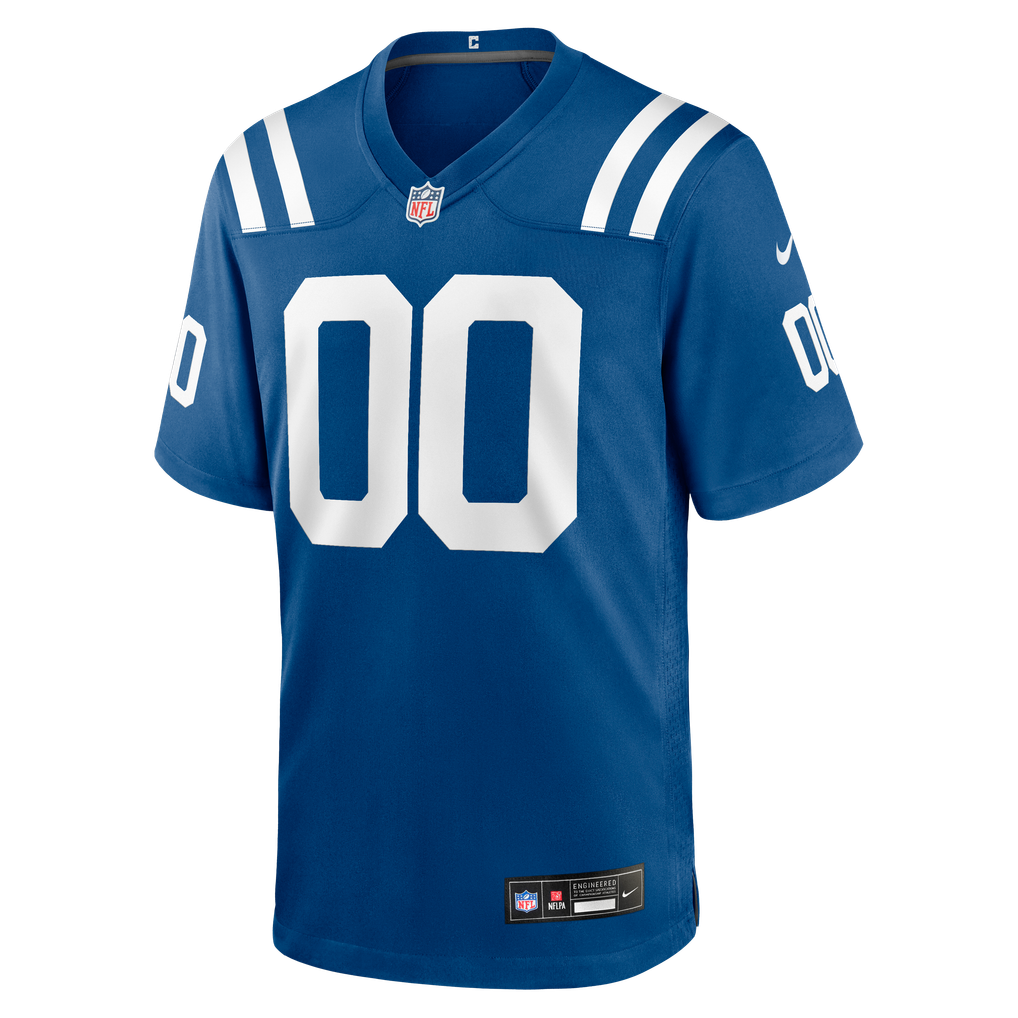 Men's Indianapolis Colts Royal Custom Game Jersey