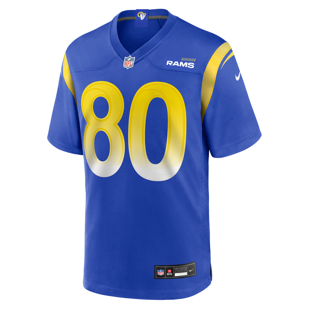 Men's Los Angeles Rams Isaac Bruce Royal Game Retired Player Jersey