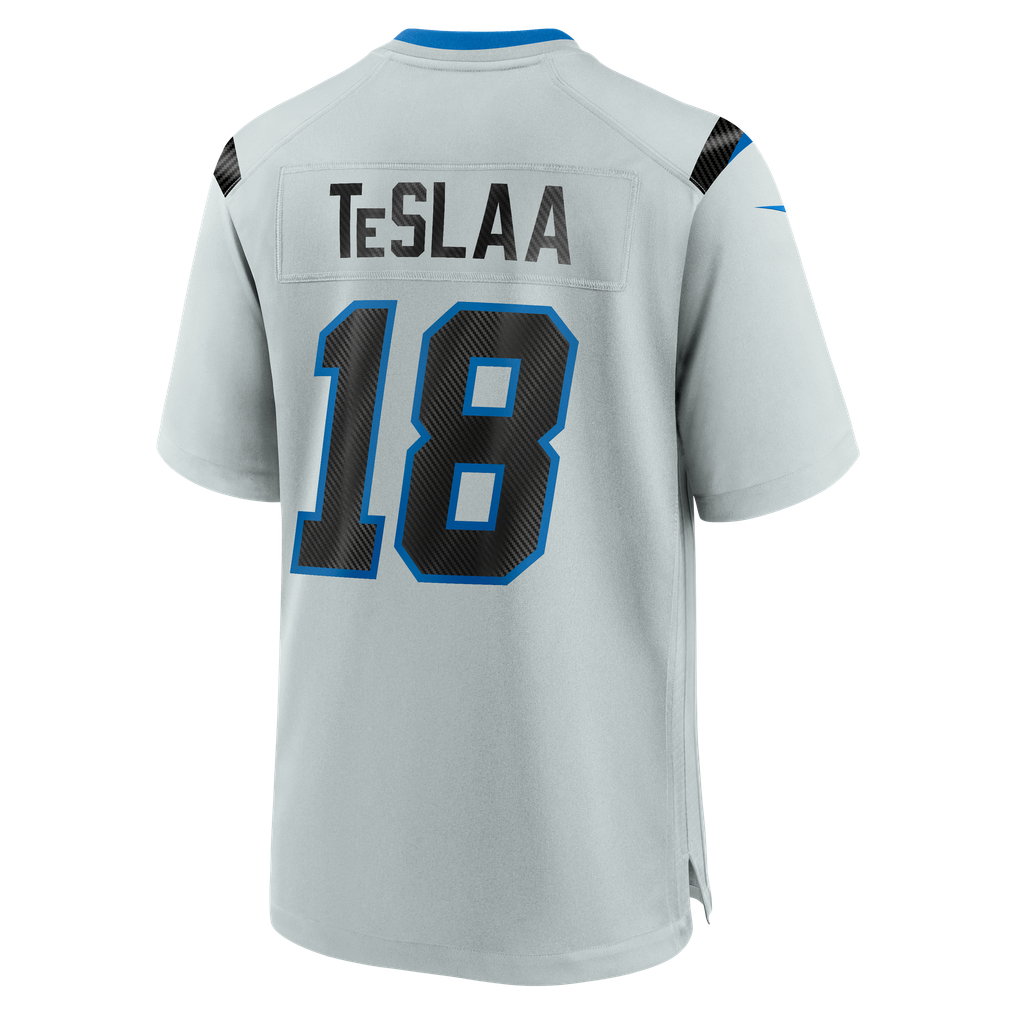 Men's Detroit Lions Isaac TeSlaa Silver 2026 Rivalries Collection Game Jersey