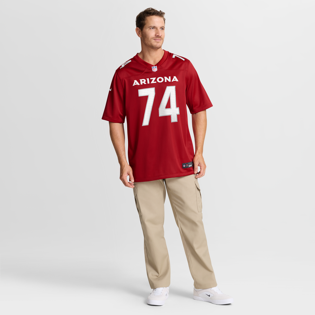 Men's Arizona Cardinals Isaiah Adams Cardinal Team Game Jersey