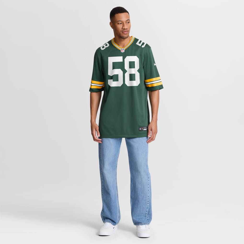 Men's Green Bay Packers Isaiah McDuffie Green Game Jersey