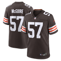 Men's Cleveland Browns Isaiah McGuire Brown Team Game Jersey
