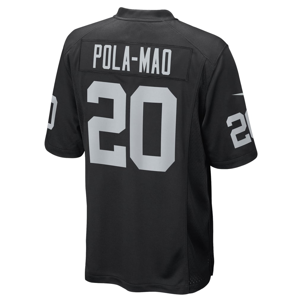 Men's Las Vegas Raiders Isaiah Pola-Mao Black Game Player Jersey