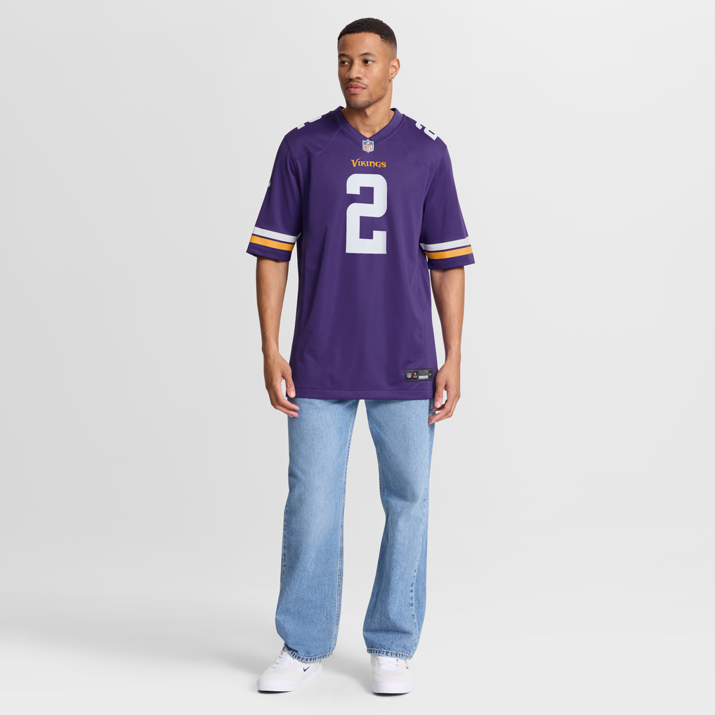 Men's Minnesota Vikings Isaiah Rodgers Purple Team Game Jersey