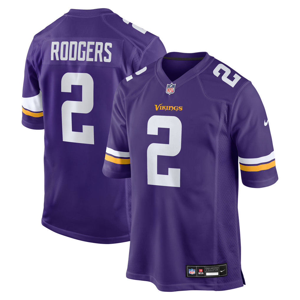 Men's Minnesota Vikings Isaiah Rodgers Purple Team Game Jersey