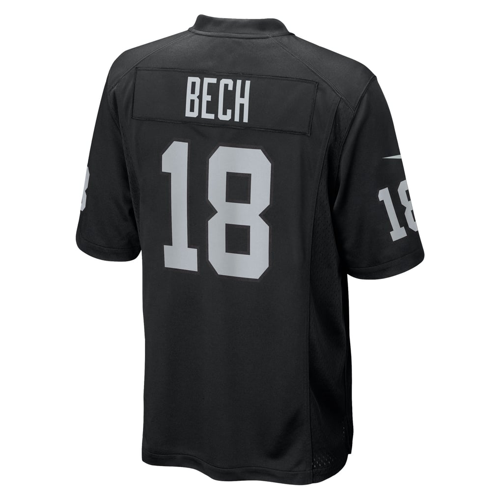 Men's Las Vegas Raiders Jack Bech Black Team Game Jersey