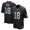 Men's Las Vegas Raiders Jack Bech Black Team Game Jersey