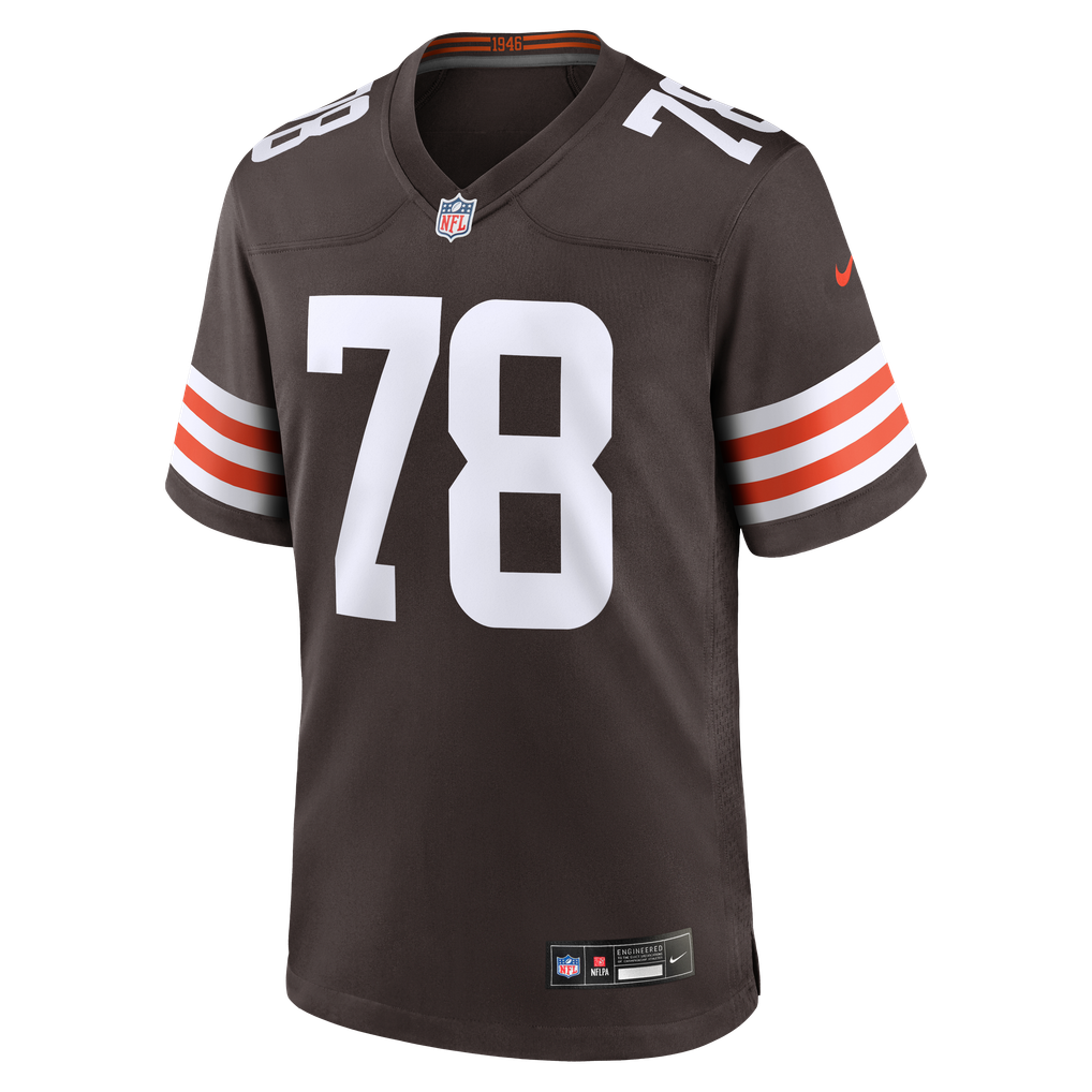 Men's Cleveland Browns Jack Conklin Brown Team Game Jersey