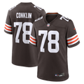 Men's Cleveland Browns Jack Conklin Brown Team Game Jersey
