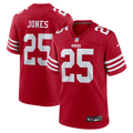 Men's San Francisco 49ers Jack Jones Scarlet Team Game Jersey