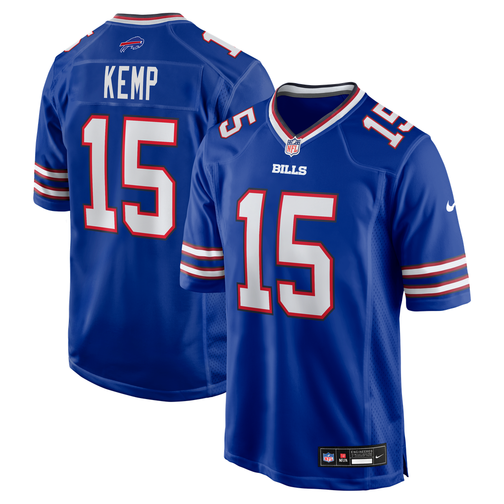 Men's Buffalo Bills Jack Kemp Royal Game Retired Player Jersey