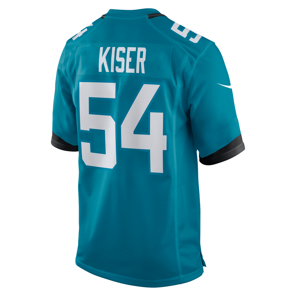Men's Jacksonville Jaguars Jack Kiser Teal Team Game Jersey