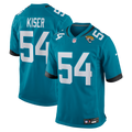 Men's Jacksonville Jaguars Jack Kiser Teal Team Game Jersey