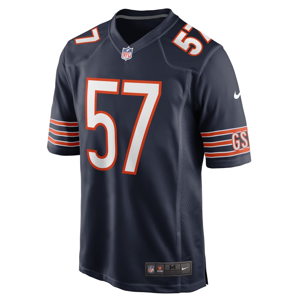Men's Chicago Bears Jack Sanborn Navy Game Player Jersey