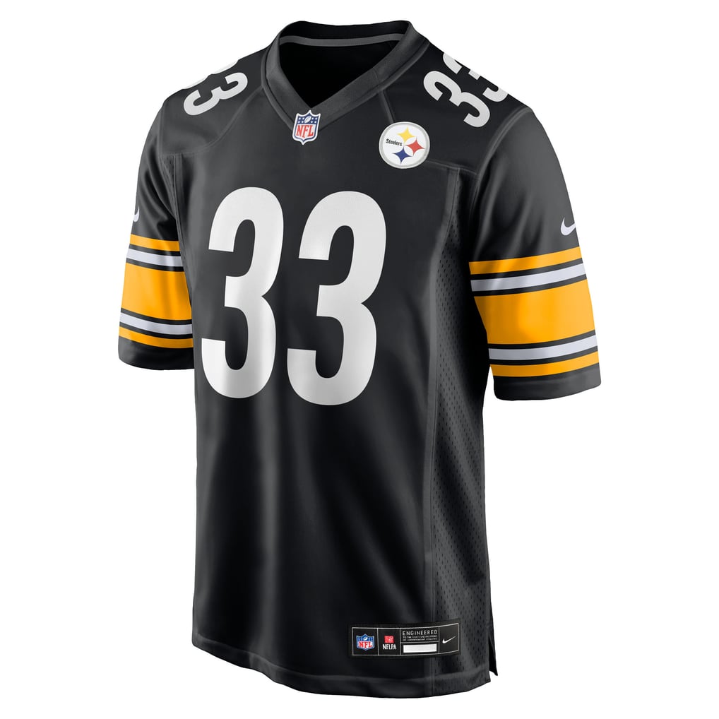 Men's Pittsburgh Steelers Jack Sawyer Black Team Game Jersey