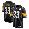 Men's Pittsburgh Steelers Jack Sawyer Black Team Game Jersey