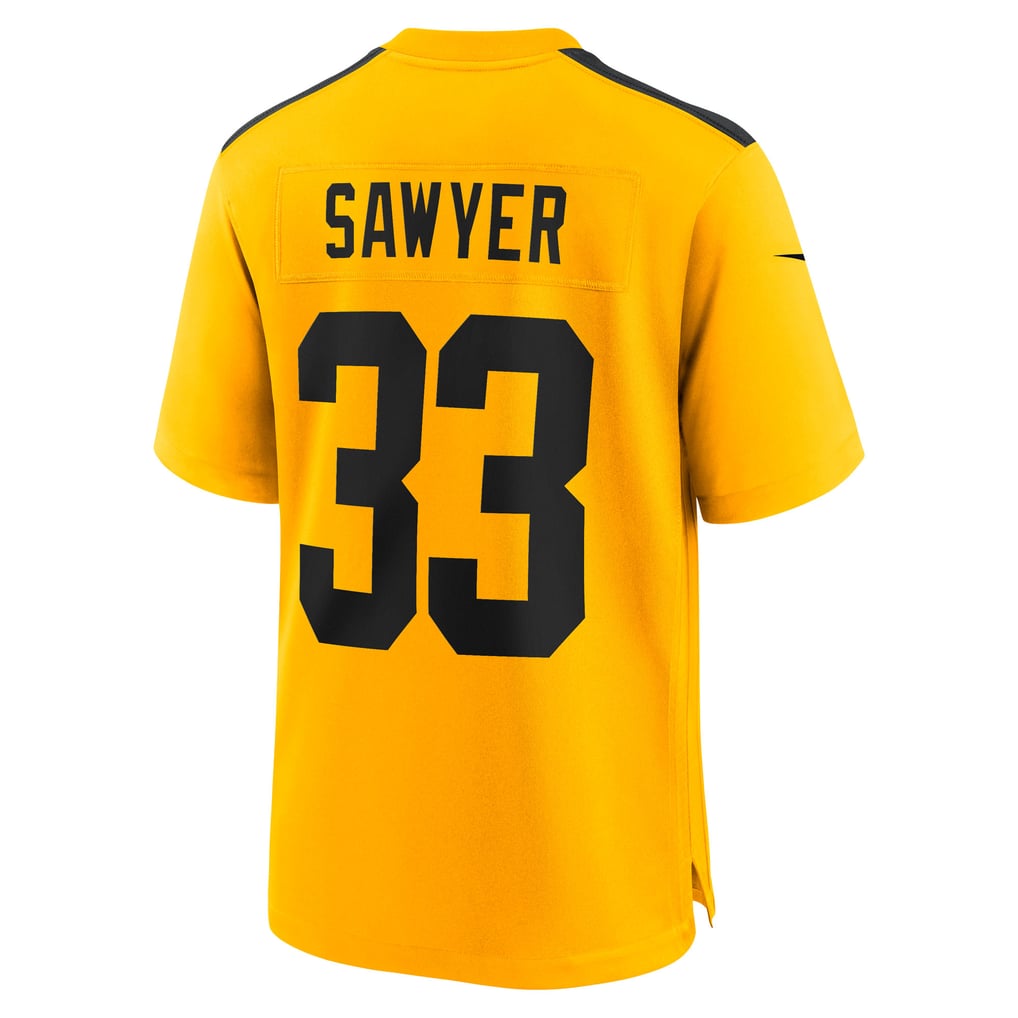 Men's Pittsburgh Steelers Jack Sawyer Gold Alternate Game Jersey