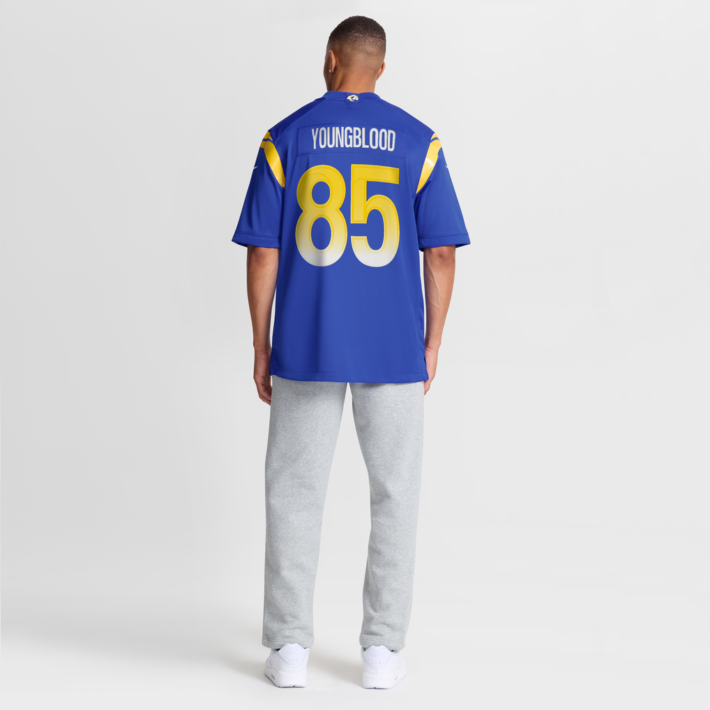 Men's Los Angeles Rams Jack Youngblood Royal Game Retired Player Jersey