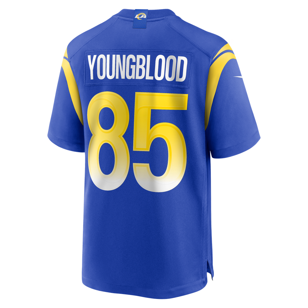 Men's Los Angeles Rams Jack Youngblood Royal Game Retired Player Jersey