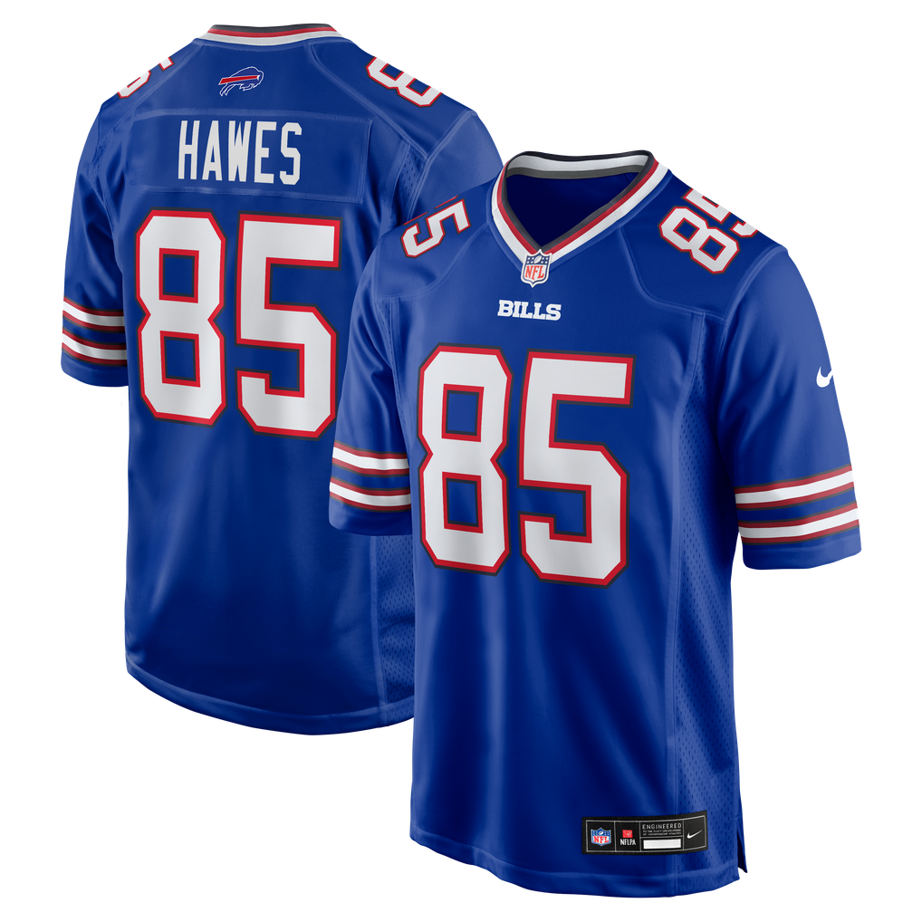 Men's Buffalo Bills Jackson Hawes Royal Team Game Jersey