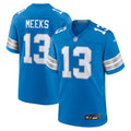 Men's Detroit Lions Jackson Meeks Blue Team Game Jersey