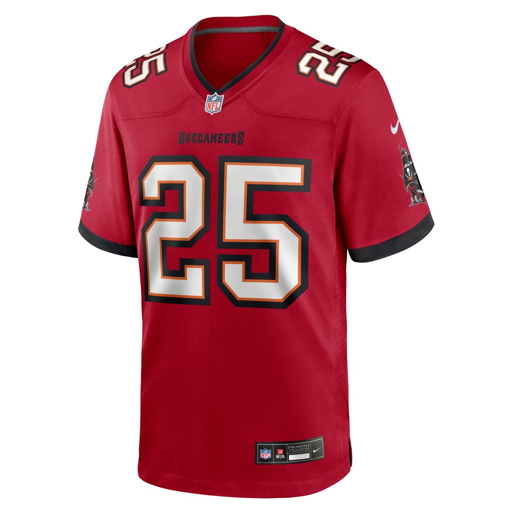 Men's Tampa Bay Buccaneers Jacob Parrish Red Team Game Jersey