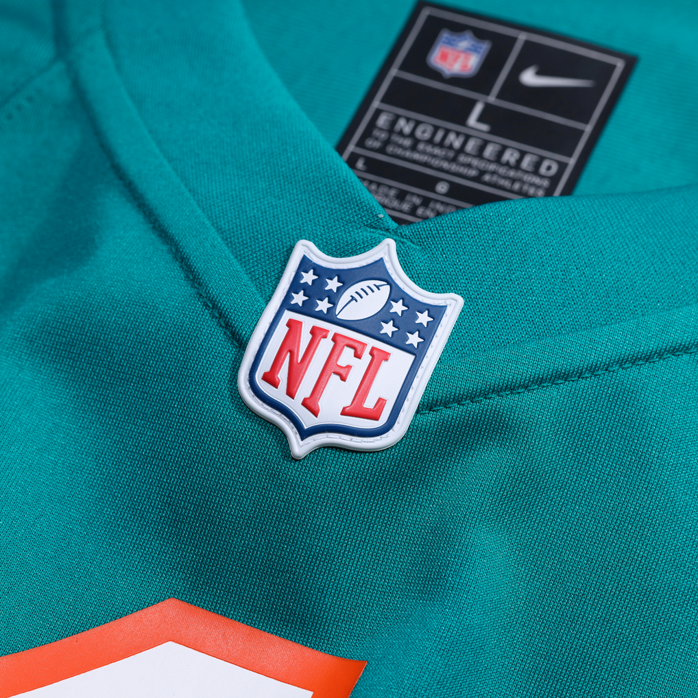 Men's Miami Dolphins Jacob Rodriguez Aqua Alternate Game Jersey