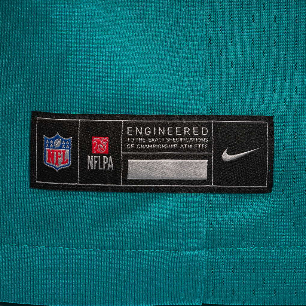 Men's Miami Dolphins Jacob Rodriguez Aqua Alternate Game Jersey