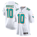 Men's Miami Dolphins Jacob Rodriguez White Game Jersey