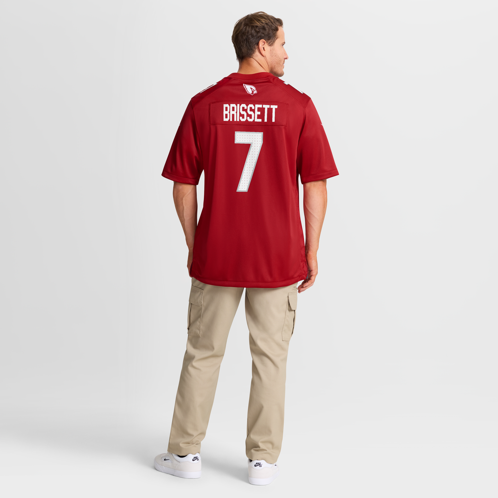 Men's Arizona Cardinals Jacoby Brissett Cardinal Team Game Jersey